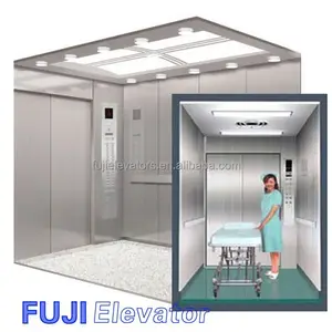 Fabricante de elevador FUJI, elevador de cama usado para Hospital