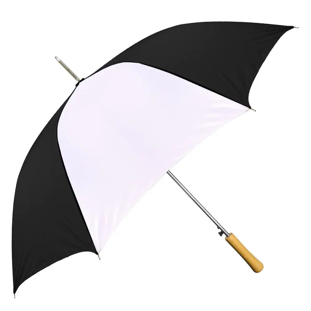Производитель дождевых зонтов от производителя, Полуавтоматический зонт небольшого размера с автоматической дугой, 54 дюйма, зонт с индивидуальным дизайном