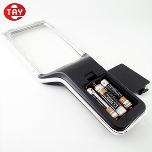 Lupa de lectura iluminada de mano Rectangular con LED SMD regulable - Product Image 6