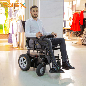 Silla de Ruedas de freno autoblocante Plegable ligera de aluminio para Hospital médico - Product Image 3