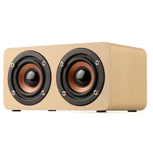 CAFERRIA 2019 Trending Products Power Supply Wooden Bluetooth Wood Speaker