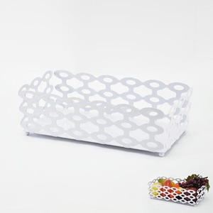 Cesta de pan de forma cuadrada de diseño ovalado verde de utilidad colorida - Product Image 6