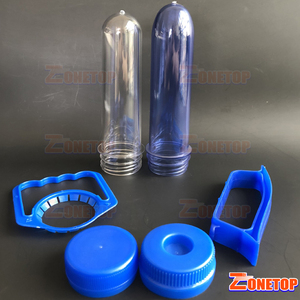 Bán Buôn 100 Gram 110 Gr 120 G 5L 5 Lít 5Ltr Chai Nhựa <span class=keywords><strong>PET</strong></span> Phôi Có Tay Cầm Và Nắp - Product Image 3