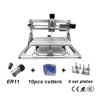 Mesin Ukir CNC Mini 3018 PRO, Mesin Pengukir PCB, Pengukir Kayu, Router, Pengukir Laser, Kontrol GRBL, Catu Daya 24V 5.6A