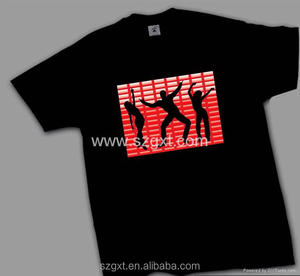 Áo Phông Nhấp Nháy Hoạt Hình <span class=keywords><strong>El</strong></span>/Áo Phông Nhấp Nháy Kích Hoạt Âm Thanh <span class=keywords><strong>EL</strong></span> - Product Image 4