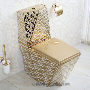 Venta caliente cerámica siphonic y baldeo sanitaria Ware oro - Product Image 2