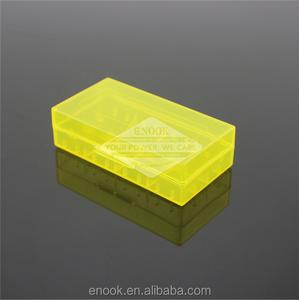 الجملة enook <span class=keywords><strong>2</strong></span>*18650/4*18350 البطارية البلاستيك القضية 18650 بطارية حامل - Product Image 6