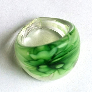 Anillo de Cristal de <span class=keywords><strong>Murano</strong></span> Decorativo y Colorido con Diseños Surtidos Joyería Bohemia Hermoso Regalo - Product Image 6