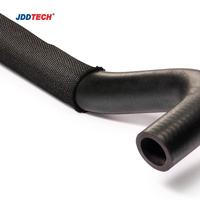 Fournisseur de gaines thermorétractables en polyoléfine sans halogène JDD, gaines thermorétractables tressées pour câbles thermiques
