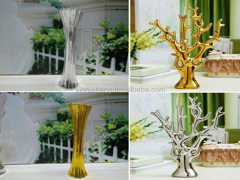 Sliver Ceramic Coporate Trophy, Vase Trophy