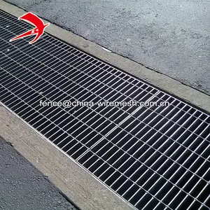 Galvanized steel drain grating cover sidewalk drainage grate