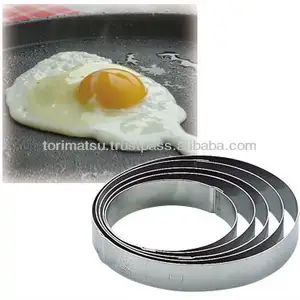 Anneau de cuisson pour œufs frits, acier inoxydable SUS304, pour cuire les œufs à la maison