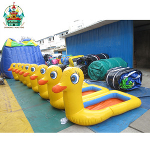 Beau grand canard gonflable/jouets flottants gonflables de parc aquatique de bateau de bateau de chien - Product Image 6