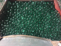 Billes de verre effet marbre, 16mm, 5 pièces