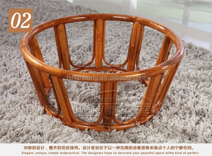 Silla Papasan de Ratán Súper Cómoda para Sala de Estar con Cojín - Product Image 6