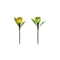Bâton lumineux solaire de jardin, décoration florale en forme de tulipe, lumière solaire extérieure, lampe solaire de jardin, lumière LED solaire de jardin