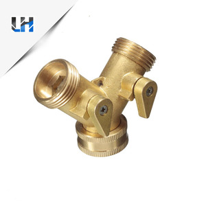 2 Forma latón sólido válvula y manguera de jardín conector con Comfort grip - Product Image 5