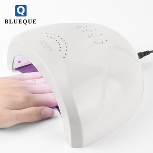 BLUEQUE 48 watts uv led nail lamp fast dry 48 w ultraviolet light uv lamp round 48w uv-led-drying-machine