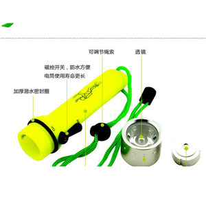 Nhà Máy Trung Quốc Cung Cấp IP68 Chống Thấm Nước 100M Lặn Torch Đèn Pin Led Cree - Product Image 6