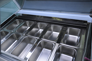 รถบรรทุกอาหารเคลื่อนที่ไอศกรีมไอติมพร้อมหลังคาที่สวยงาม - Product Image 5