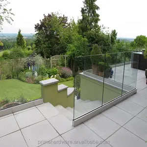 Indoor gang reling glas balustrade decoratieve tuin hek