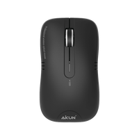 AIKUN-Souris optique 3D sans fil 2.4G pour la maison MX30-Office avec DPI 1200, câble USB, roue en caoutchouc, Plug and Play
