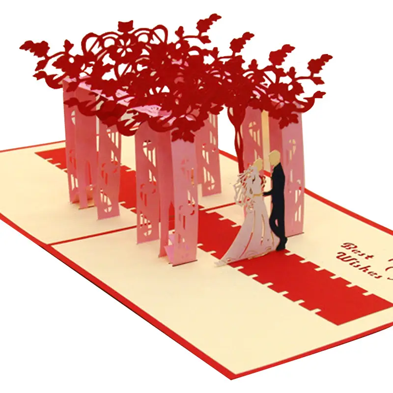 プロモーションファッション韓国風人気セール結婚式招待グリーティングカード