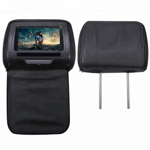 Ecran de voiture 7 pouces, repose tête avec fermeture éclair, universel, avec écouteurs, lecteur <span class=keywords><strong>DVD</strong></span>, offre spéciale, 1 pièce - Product Image 4
