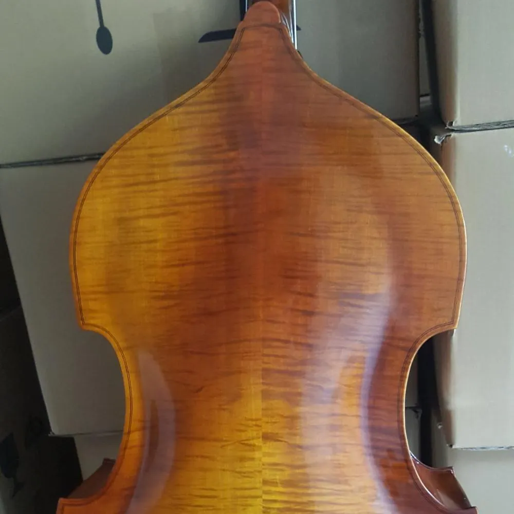 Tipe Jerman Populer Natural Flame Student Double Bass/Contrabass