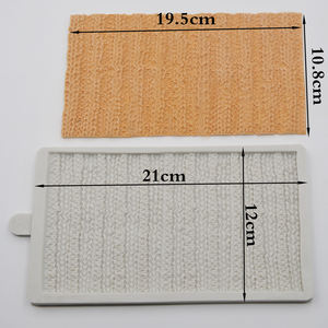 Forma rettangolare FAI DA TE Strumenti di Cottura In Silicone Torta Del Fondente Che Decora Muffa Della Torta Della Decorazione Della Muffa - Product Image 4