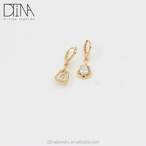Set Perhiasan Pengantin Desain Sederhana, Set Perhiasan Pengantin Emas 18K Buatan Mewah - Product Image 4