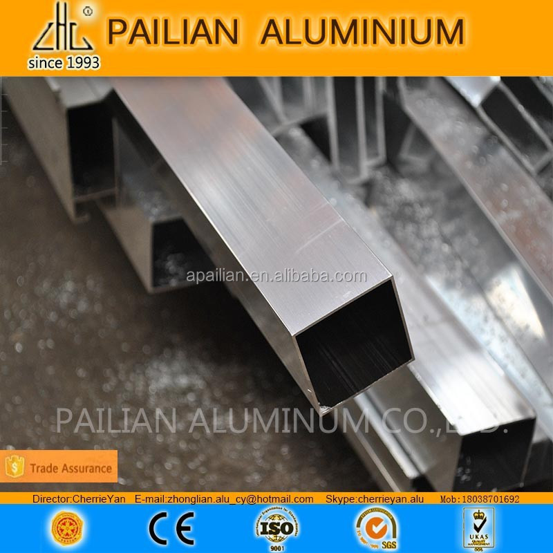 Китай alibaba заводской магазин оптовая продажа! ISO9001 6063 T5 трубы квадратного сечения aluminun промышленные профили