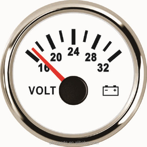 Impermeable 52mm voltímetro voltios gauge meter 24 V/16-32 V con retroiluminación para ATV UTV automóvil marina - Product Image 1