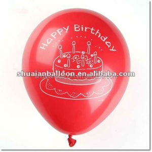 Feliz cumpleaños imprimir globos de látex - Product Image 2