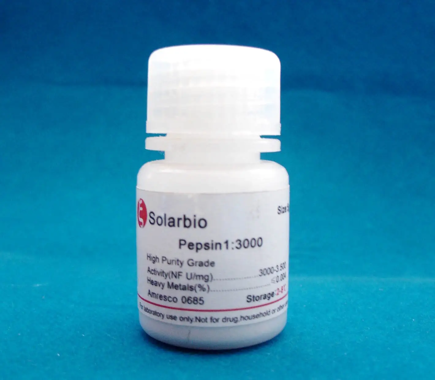 Pepsina 1:3000 de Mucosa gástrica porcina, CAS : 9001-75-6