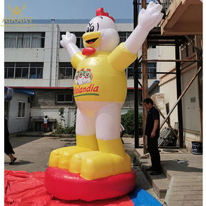 A02-pollo fritado para exteriores, pollo <span class=keywords><strong>gigante</strong></span> inflable, mascota, oferta, restaurante - Product Image 2