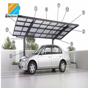 Étanche en aluminium <span class=keywords><strong>carport</strong></span> <span class=keywords><strong>abri</strong></span> de voiture - Product Image 6