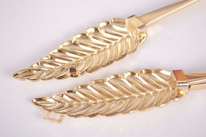 B125 Eo Belt Hoa Leaf Shape Belt Đàn Hồi Stretch Cummerbund Vành Đai - Product Image 5