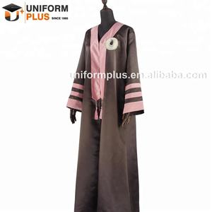 Robe et toge de remise de diplôme longues roses pour femme <span class=keywords><strong>arabe</strong></span> - Product Image 6