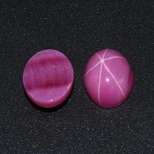 Piedra de rubí sintético de alta calidad, Estrella - Product Image 2