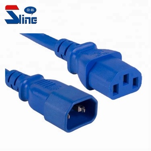 PDU UPS Jumper dây điện cáp IEC60320 C14 để C13 dẫn Mở Rộng Cam Vàng Xanh Đỏ 15A 250 V, 14/3 SJT Áo Khoác - Product Image 4