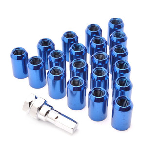 Indicateur universel de boulon de roue en aluminium et acier, capuchons de boulon de roue chromés JDM, pièces de rechange neuves - Product Image 2