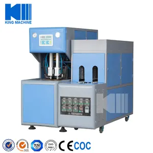 Semi auto pet blowing machines to make plastic bottles