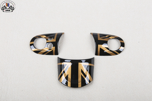 Mini Cooper R56 pour R57 R58 R59 voiture multi-fonctionnel UnionJack Style couverture de volant ABS matière plastique Carwoman - Product Image 2