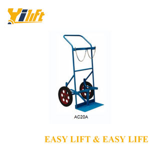 China Professionele Stabiele Carry Zuurstof Gas Cilinder Staal Hand <span class=keywords><strong>Trolley</strong></span> Tool Met Ketting - Product Image 4