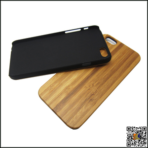 Venta caliente pc inferior de madera de bambú case para iPhone 6, bambú para <span class=keywords><strong>el</strong></span> iPhone estuche rígido - Product Image 6