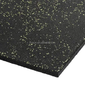 Gerecycled Rubber Crumb Gekleurde Rubber Tegel, Rubber Vloertegel, Rubber Mat