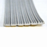 Bande d'étanchéité en caoutchouc EPDM autocollante de type E, bande d'étanchéité anti-poussière pour porte, bande d'étanchéité en éponge pour fenêtre