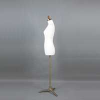 WELLdisplay WB-01TRIPOD Prix d'usine original européen Mannequin buste en fibre de verre et toile pour robe de mariée