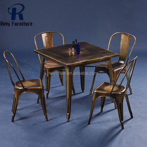 Bộ Bàn Ăn Ghế Công Nghiệp Bộ Bàn Ăn Nhà Bếp Chất Lượng Mạnh - Product Image 1